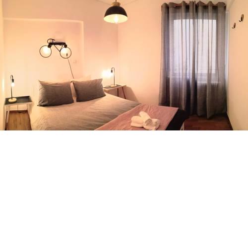 Quiet, modern apartment, near square with stores