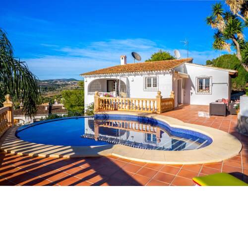 Rada de Moraira Villa Sleeps 6 with Pool and Air Con