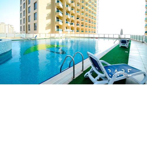 Rare Holiday Homes - Studio in Crescent Tower Pool Facing near City Centre Mall in IMPZ - CTA 1004