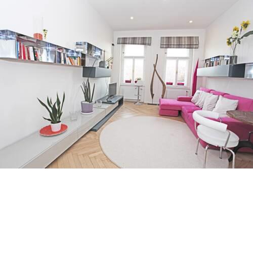 River view flat near city center