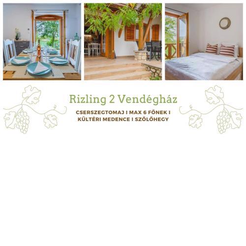 Rizling 2 Vendégház Cserszegtomaj