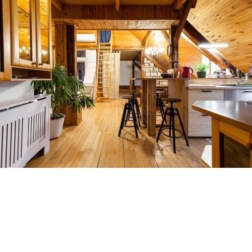 Rooftop 180m2 apartment with private SAUNA