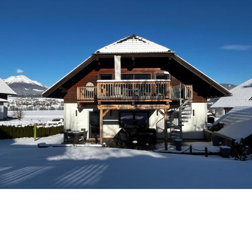 Rooms in a Luxury Chalet, Living Room, Kitchen and Games Room