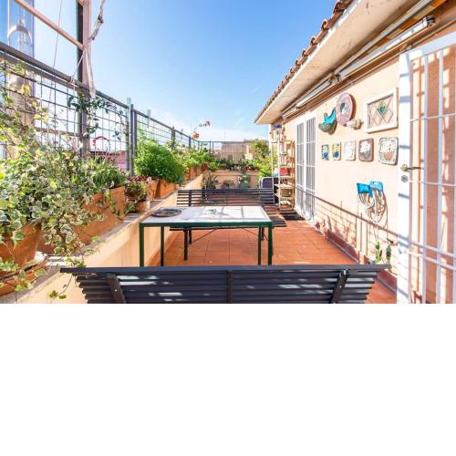 Rosa's terrace Roma panoramic penthouse