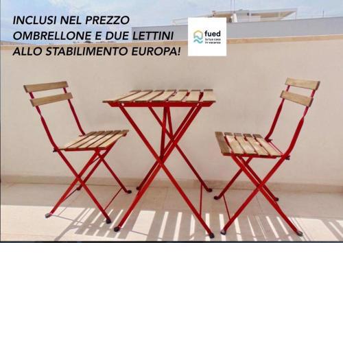 RS305-Marcelli bilo fronte mare con servizio spiaggia incluso nel prezzo!