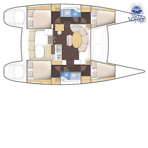 Sail Bot Catamaran Lagoon 380
