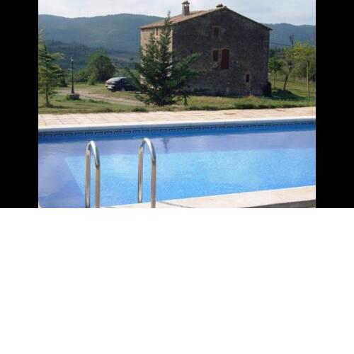 Santa Maria de Merles Villa Sleeps 8 with Pool
