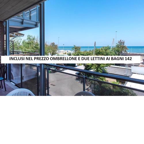 SE002 - Senigallia, bilocale fronte mare con spiaggia