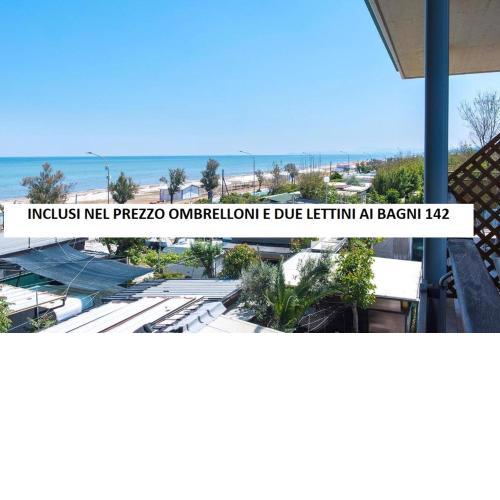 SE004 - Senigallia, bilocale sul mare con spiaggia