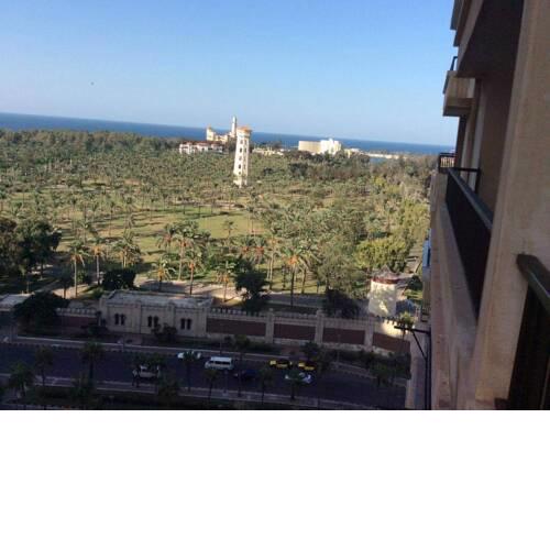 Sea & Garden View-Al Muntazh Towers - إطلاله علي البحر و حدائق قصر المنتزه