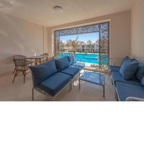 Sea View 2BR Mangroovy Gouna I Swimming Pool and Red Sea Beach