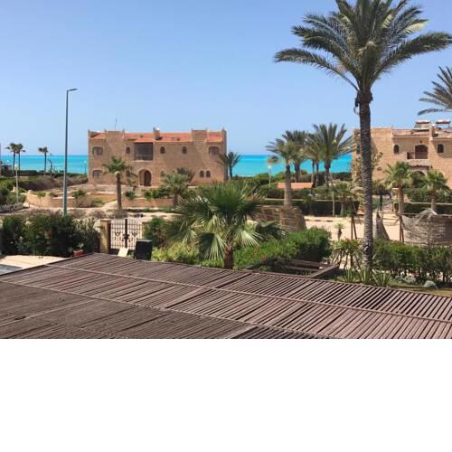Sea view 4 bed room private Villa with very large garden Marina 1 مارينا العالمين فيلا خاصة مجهزة مع جنينة كبيرة جدا