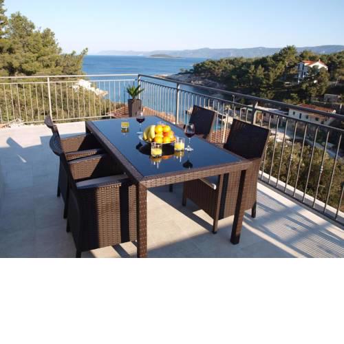 Seaside apartments with a swimming pool Mudri Dolac (Hvar) - 4050