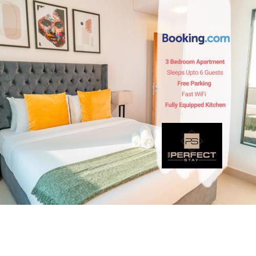 Signature Modern 3 BR Apartment By Your Perfect Stay Short Lets Dubai With OCEAN VIEWS