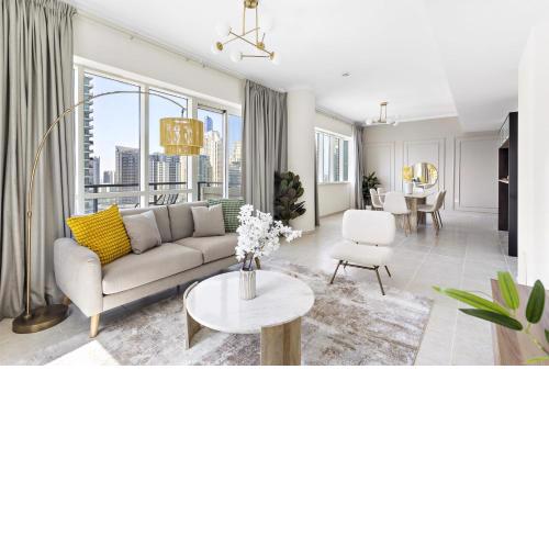 Silkhaus chic tower in Marina 1BR plus single guest room