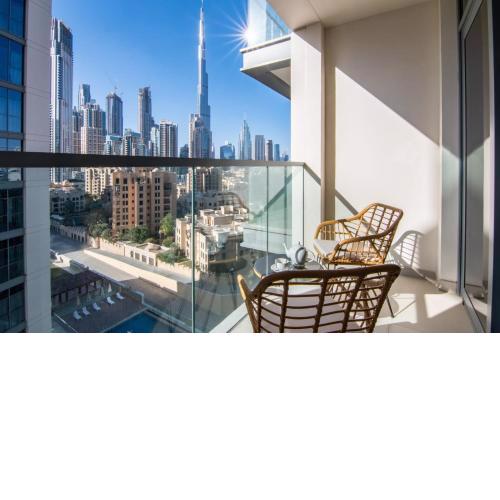 Silkhaus design 1BDR with Burj Khalifa view in new tower