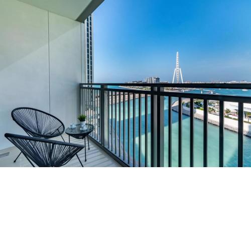 Silkhaus modern 2BDR with Beach and Dubai Eye views