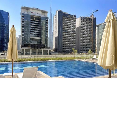 Silkhaus new Tower 2BDR with spacious room in Business Bay