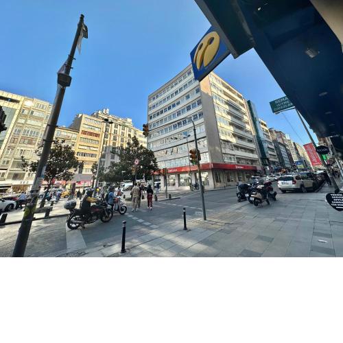 Sisli Center Abidei Hurriyet Street With Lift City View