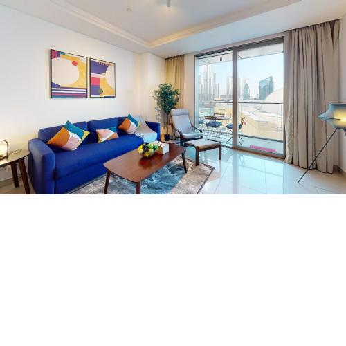 Sleek One Bedroom Burj Khalifa View