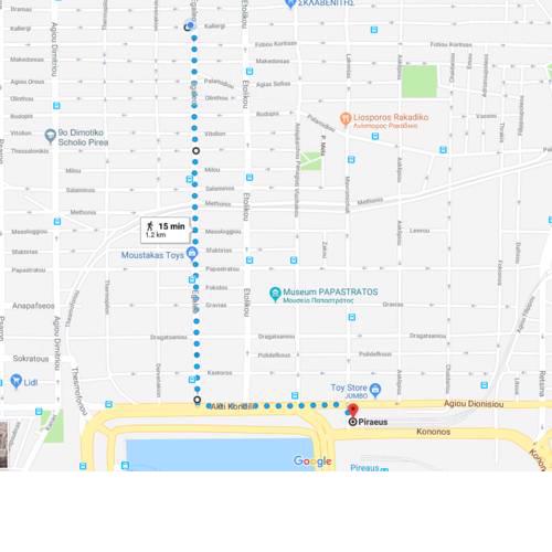 Small apartment 10 min (walk) from Piraeus port