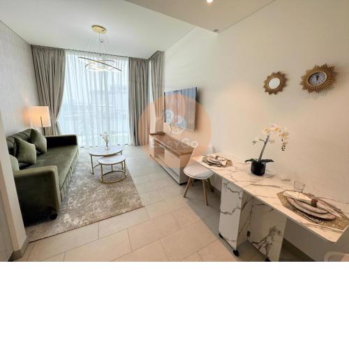 Sobha Waves Modern 1BR Study by EasyGo