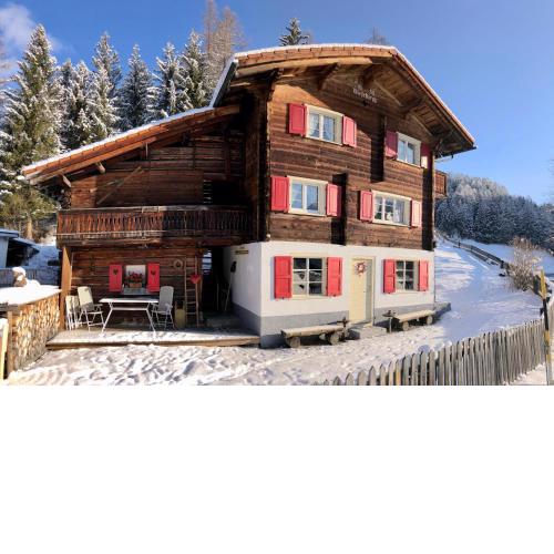 Sonniges Chalet Arosa für 6 Pers alleinstehend mit traumhaftem Bergpanorama