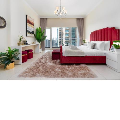 Spacious 2 beds 5 min walk from Dubai Mall with brand new gym and rooftop swimming pool