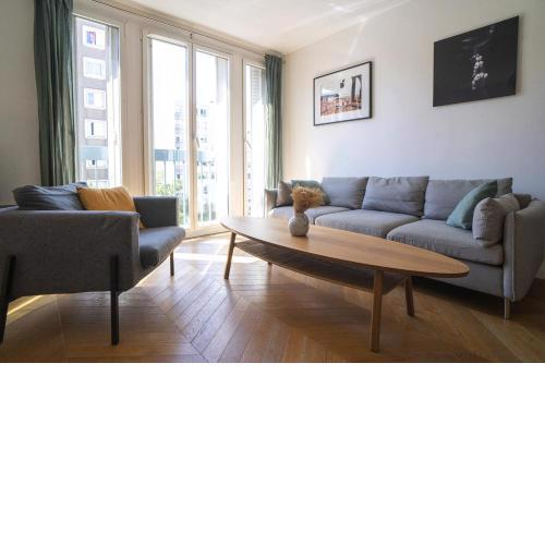 Spacious apartment near Buttes Chaumont park