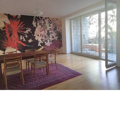 Spacious family apartment with garden view and terrasse