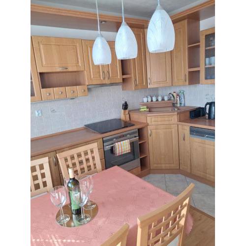 Spacious flat in Prievidza near Bojnice with a beautiful view