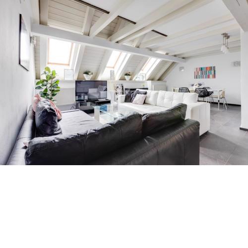 Spacious stylish attic in the heart of the center
