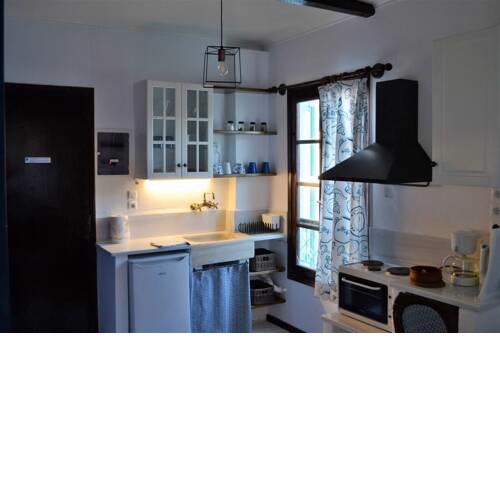 Spetses town apartment with terrace
