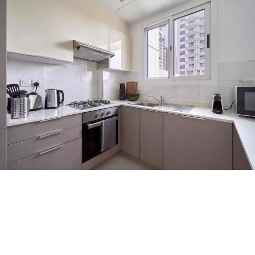 Stella Stays Elegant Studio Dubai JVC Large Terrace