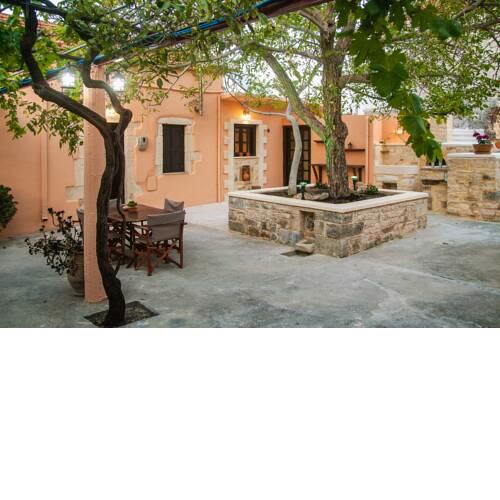 Stone Cottage with large Courtyard in Fres Village