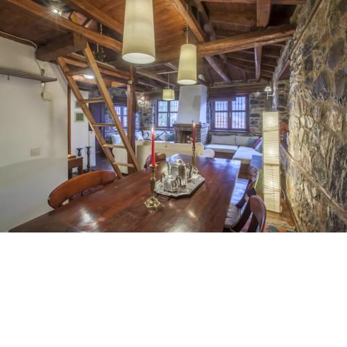 Stone house with veranda
