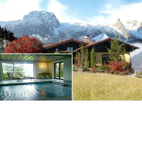 Studio apartment - 2 Guests - private use of indoor pool, sauna and garden terrace
