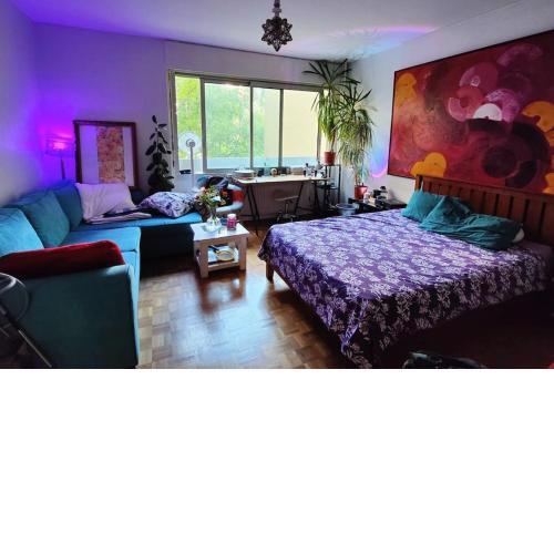 Studio calme et lumineux, parking disponible, 100m de Nation