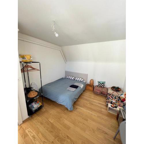 Studio-flat balcony in city center at town hall