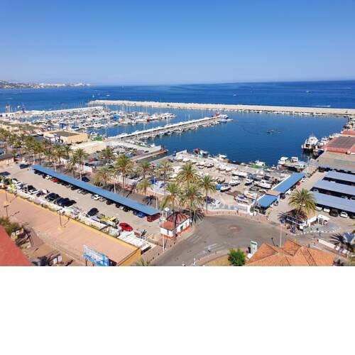 Studio in Fuengirola with wonderful sea view shared pool terrace