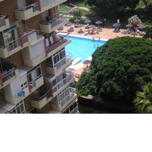 Studio in Hercules with pool and sea view