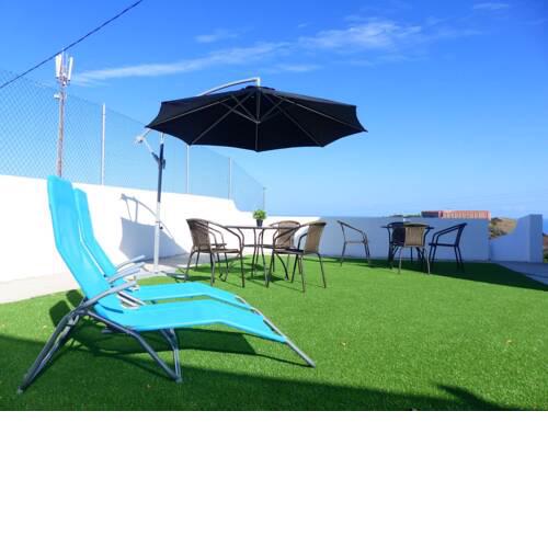 Studio in La Orotava with wonderful sea view furnished terrace and WiFi 5 km from the beach