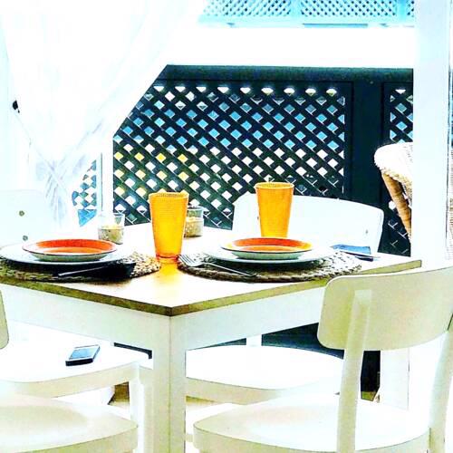 Studio in Puerto de la Cruz with wonderful sea view furnished balcony and WiFi 10 m from the beach