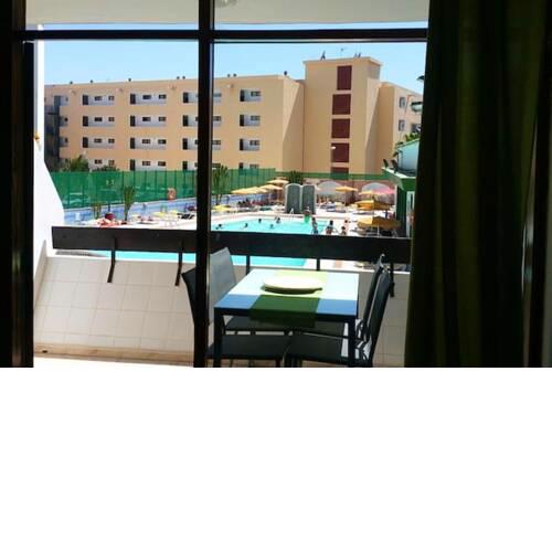 Studio in San Bartolome de Tirajana with shared pool and WiFi