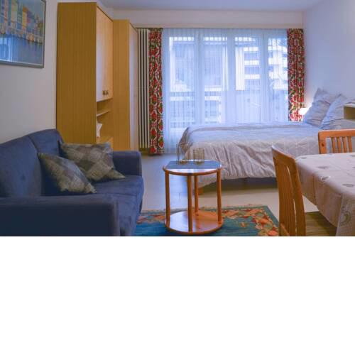 Studio in St. Moritz mit Balkon und Parkplatz