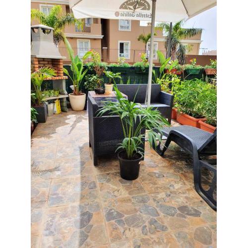 Studio with shared pool enclosed garden and wifi at Palm Mar