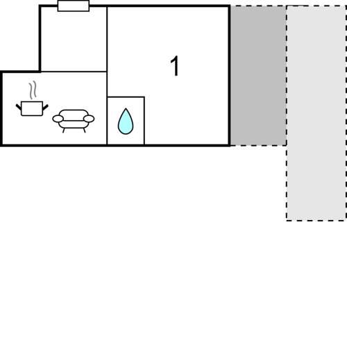 Stunning apartment in Splitska w/ 1 Bedrooms
