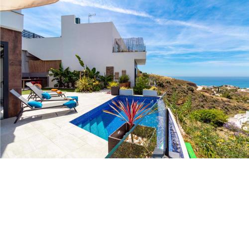 Stunning home in Torrox costa with Outdoor swimming pool, Sauna and WiFi