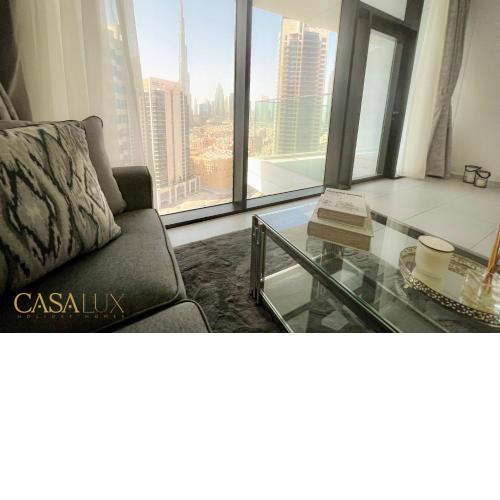 Stunning STD Flat in DT, with Burj Khalifa view .