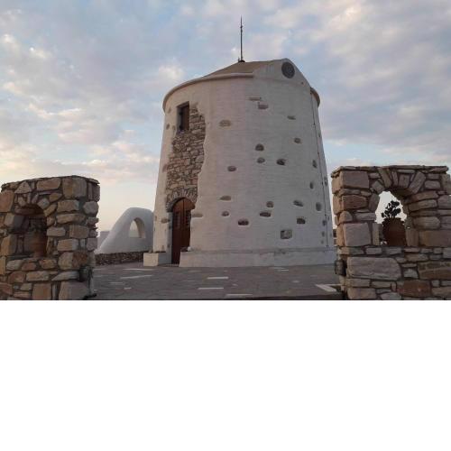 Stunning traditional Windmill Paros island Greece